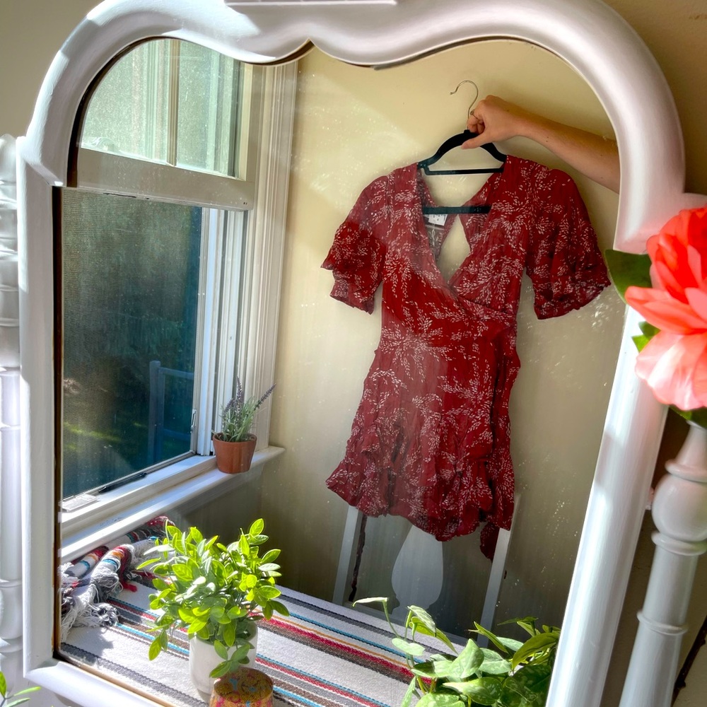 The Louie playsuit (princess polly, red)